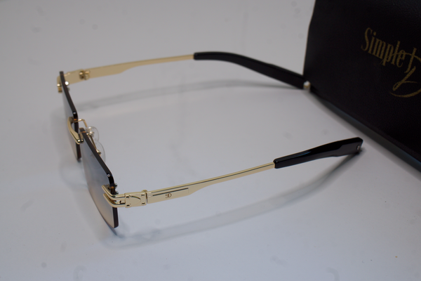 VINTAGE RIMLESS SMALL SQUARE WOMAN FRAMES