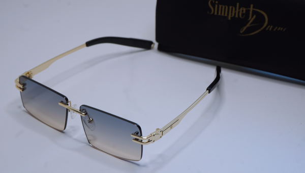 VINTAGE RIMLESS SMALL SQUARE WOMAN FRAMES