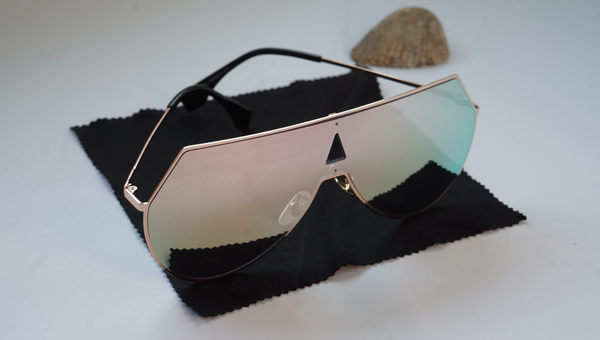 UNISEX- GOLD MIRROR HIGH-END FASHION GLASSES