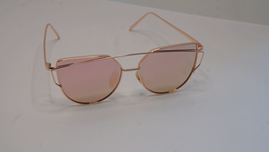 CAT EYE VINTAGE SUNGLASSES ROSE GOLD